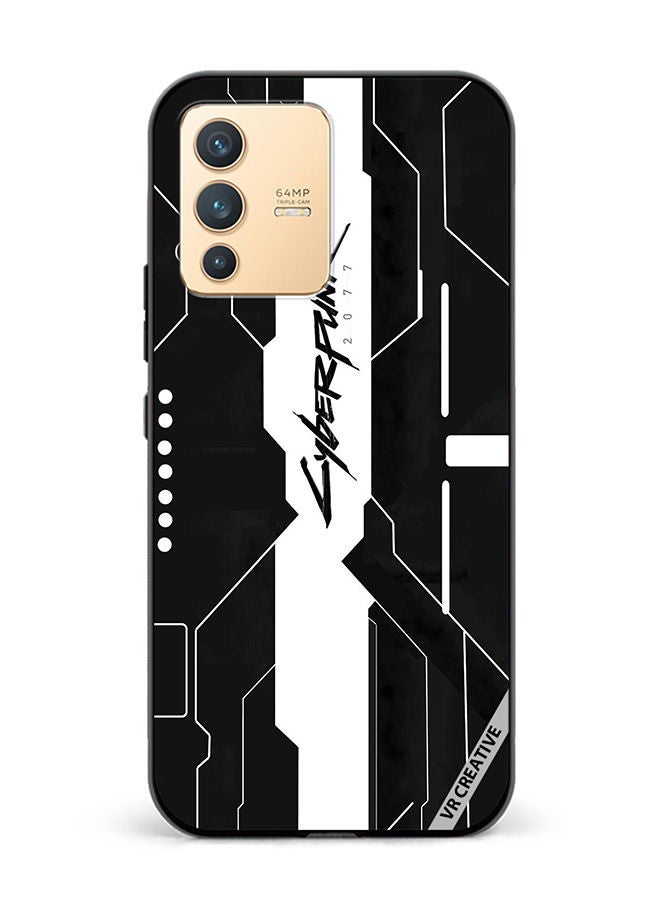 VR CREATIVE Protective Case Cover For Vivo V23 5G Cyberpunk Design Multicolour - Image 1