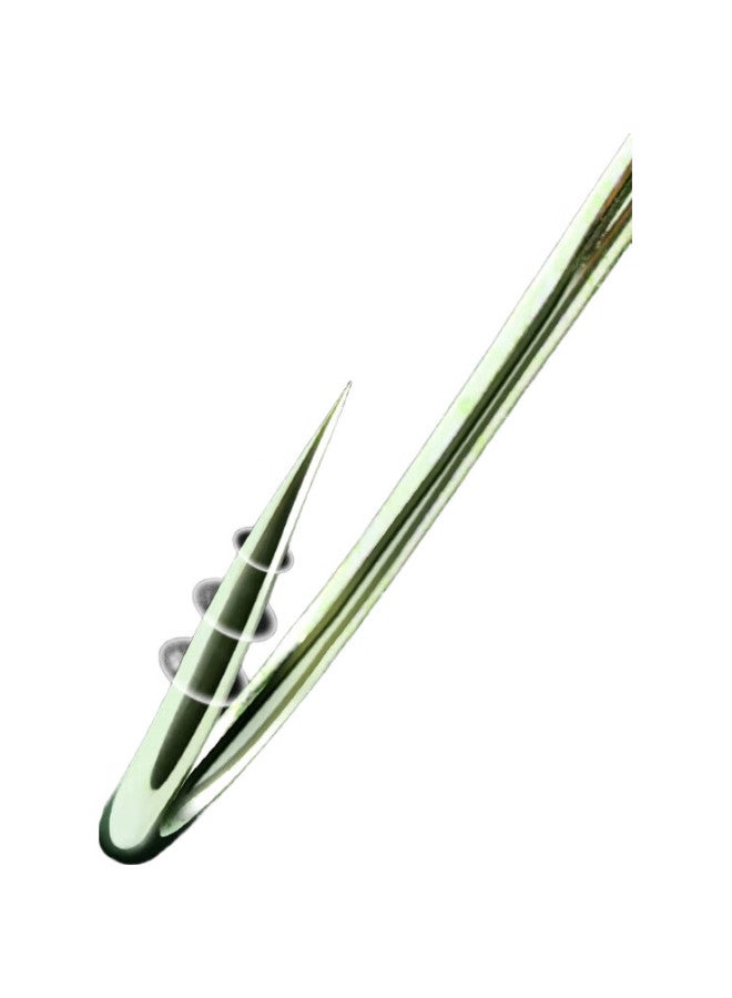 Simago Ximanduo Large Fish Hook Front Guard Slot Back Threaded Giant Titanium Alloy Grass Carp Sturgeon Hook Crooked Mouth Blade Imported Thickened Large Size Crazy Grass 18# - Image 1