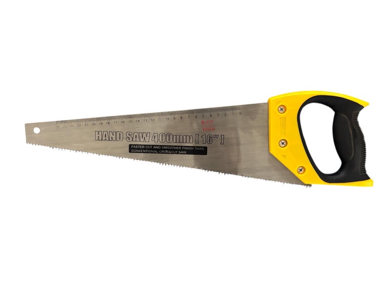 Jon Bhandari Tools 16 inch (400mm) Hand Saw – Hardened Steel Durable Blade with Ergonomic Handle, Precision Cutting | Fine Tooth Manual Saw for Wood, PVC, Plastic | Professional Carpentry & DIY Use - Image 5