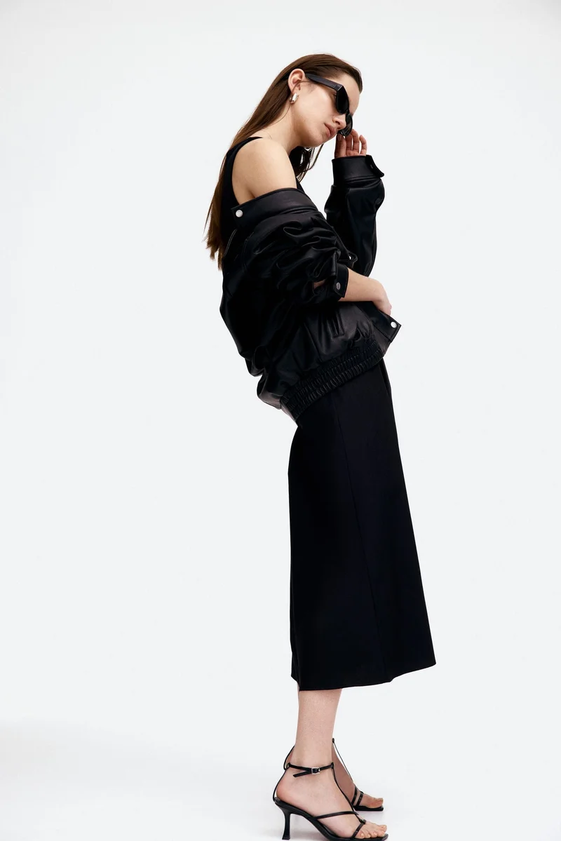 H&M Sleeveless flared-skirt dress