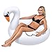 GoFloats Swan Party Tube Inflatable Raft Float In Style for Adults and Kids - Image 3