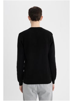 DeFacto Man Tricot Standart Fit Crew Neck Long Sleeve Pullover  - Image 5