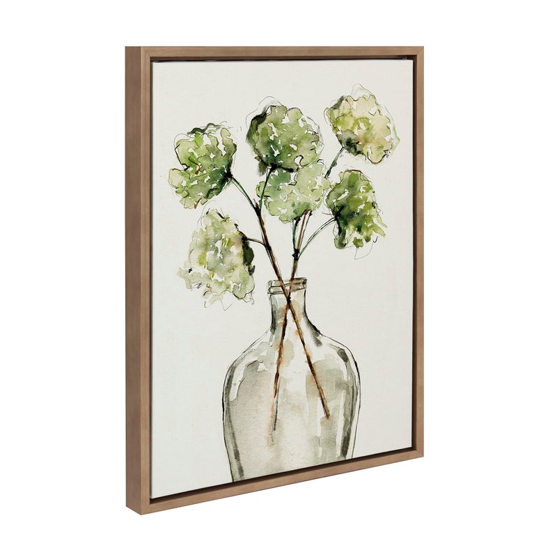 Kate and Laurel Kate and Laurel Sylvie Teotitlan Valley Study 2 Framed Canvas Wall Art by Kate Aurelia Holloway 23x33 Gray Modern Abstract Shapes Patterned Art for Wall 