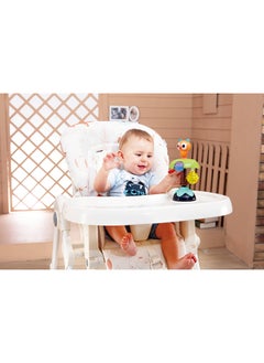HOLA Hola  Smart Owl Highchair Toy with Suction – Sensory Development Toy for Babies 6M+, Stimulates Vision, Hearing, and Touch, Fine Motor Skills, Non-Toxic and Easy to Clean, Mealtime Toys  - Image 2
