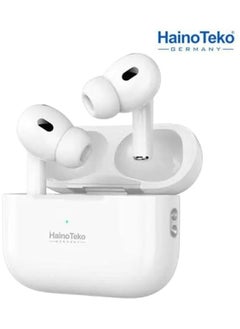 Haino Teko Air 5 Wireless In-Ear Bluetooth Earphones – High-Quality Sound, Comfortable Fit, Compatible with iPhone & Android – Sleek White Design, Long Battery Life  - Image 1
