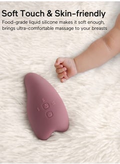 Momcozy Momcozy Warming Lactation Massager 2-in-1, Soft Breast Massager for Breastfeeding, Heat + Vibration Adjustable for Clogged Ducts, Improve Milk Flow, Engorgement  - Image 2