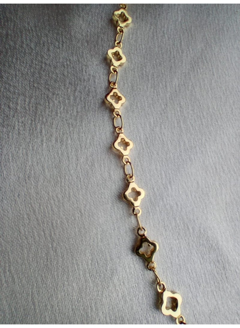 18k plated  Rhombus Necklace - Image 3