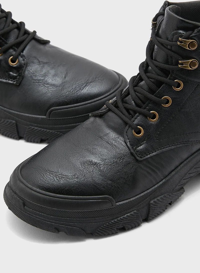 Seventy Five Casual Utility Boots