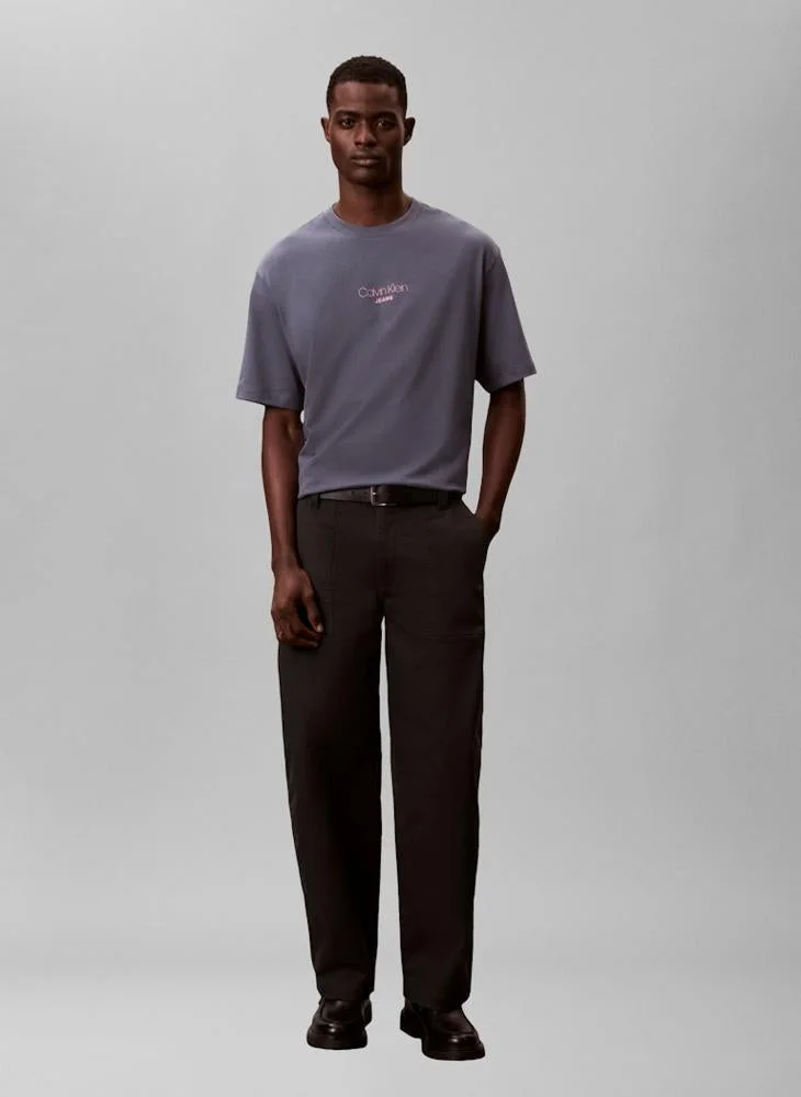 Calvin Klein Jeans  Relaxed Fit Logo Graphic T-Shirt for Men | Best Price UAE