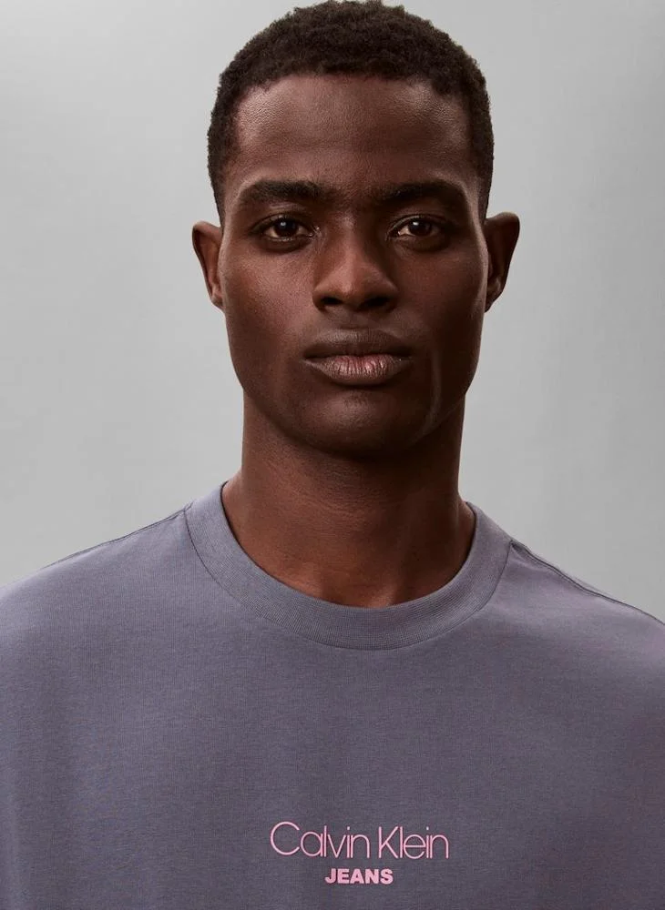 Calvin Klein Jeans  Relaxed Fit Logo Graphic T-Shirt for Men | Best Price UAE