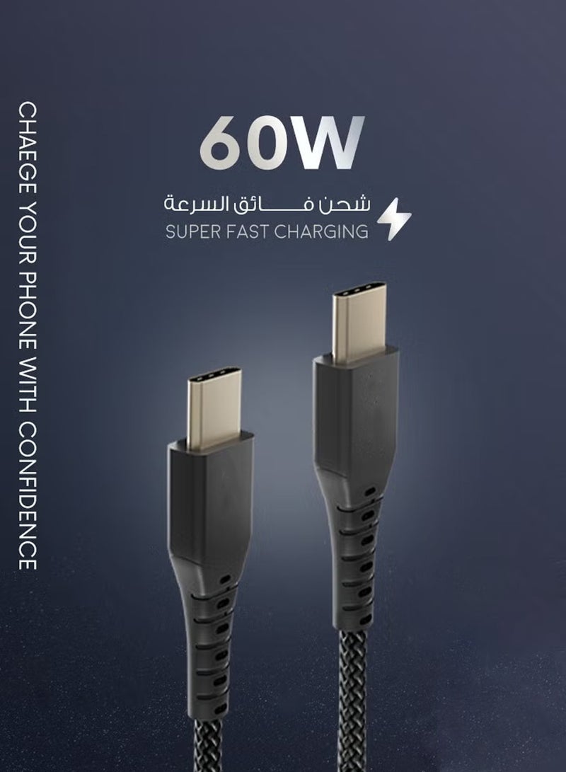 Taimi USB type C To type-C - Super Fast Charging Cable 1.8M For iPhone 16/15, iPad, Macbook, Samsung - Image 1