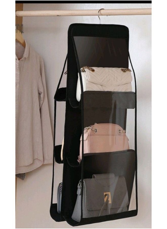 ماركة غير محددة - منظم الشنط داخل الدولاب - 6 خانة - Image 1
