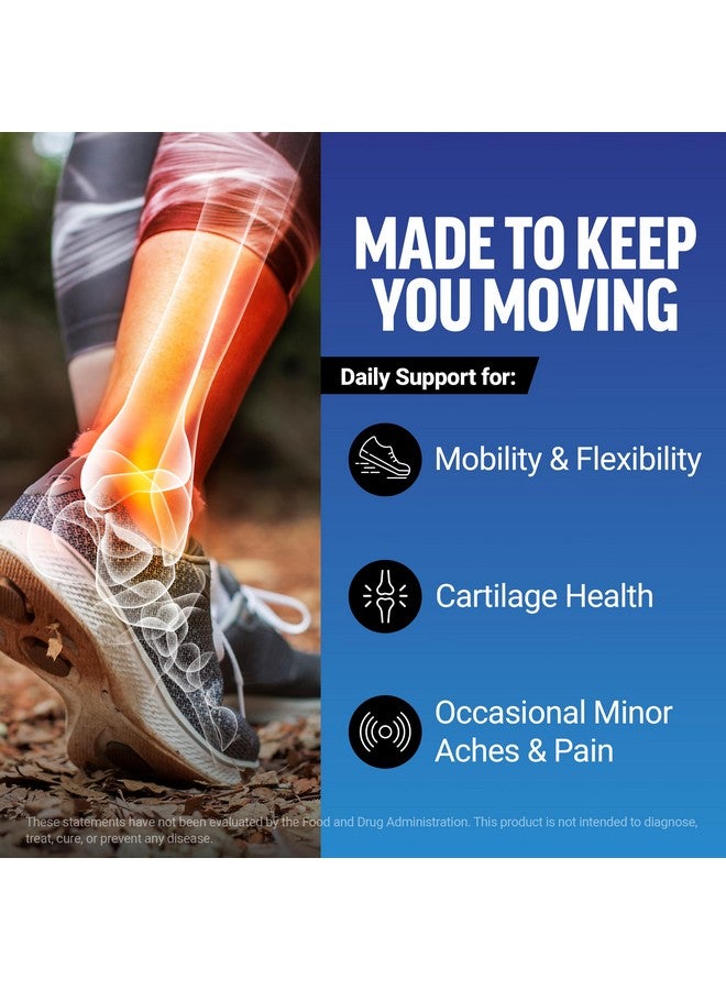 FORCE FACTOR Daily Relief Joint Support, Drug-Free Joint Formula with Boswellia, Turmeric, Ginger, Vitamin C and D for Mobility, Flexibility, and Cartilage Health, Tropical Berry, 30 Soft Chews - Image 2