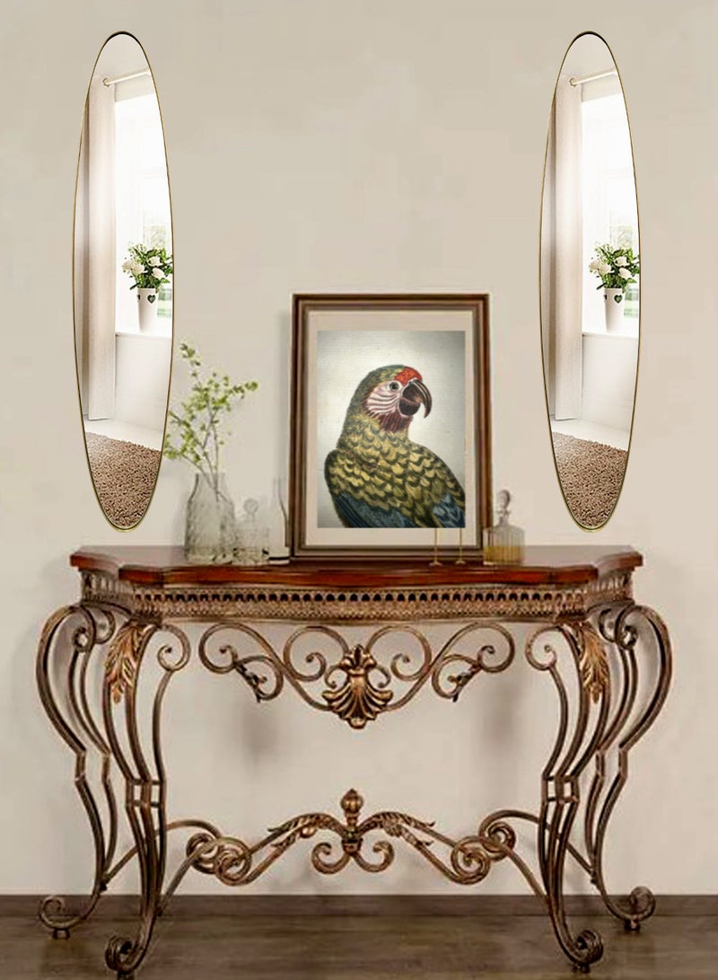 مرايا ديكور مثبتة على الحائط طويلة 24x118 سم - Image 2