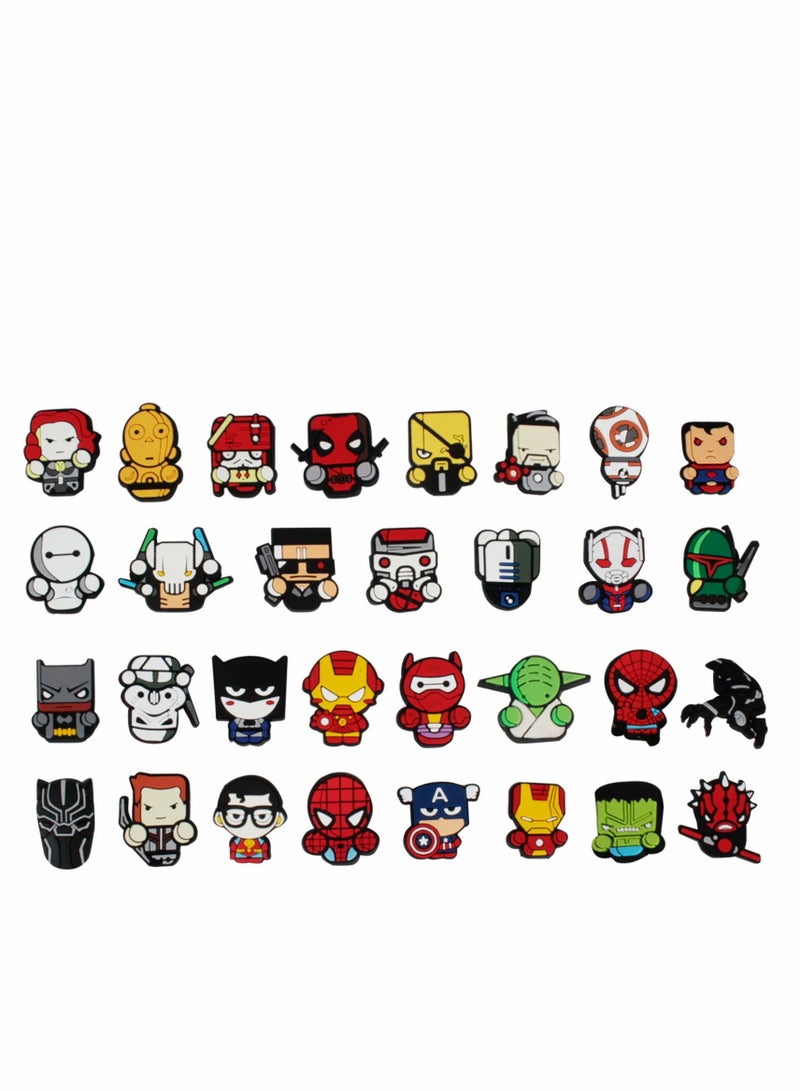 KASTWAVE Crocs Shoe Charms Party Gifts Clog Pins Accessories Charms Crocs Charms 30 PCS - Image 1