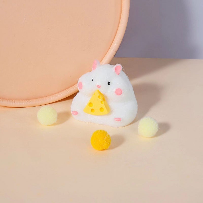 Small-Sized Bun Stress Relief Toy, Multi-Colored Milk-Scented Slow-Rebound Squishy Toy for Stress Relief - Image 1