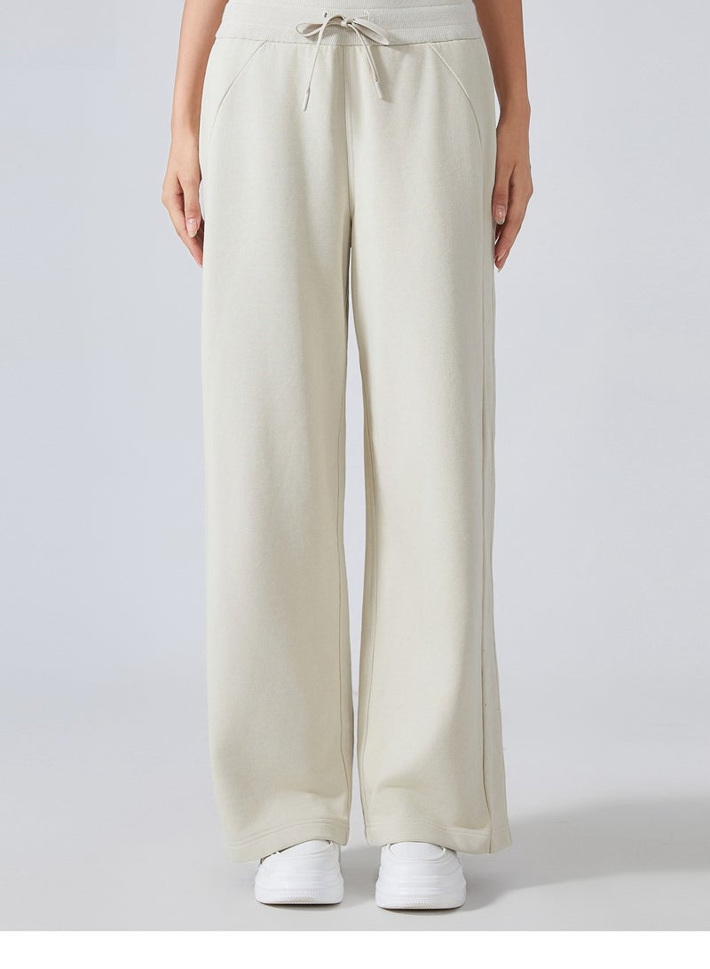 Fashionable And Versatile Sports High Waist Slimming Casual Loose Wide Leg Pants Yoga Pants - Image 1