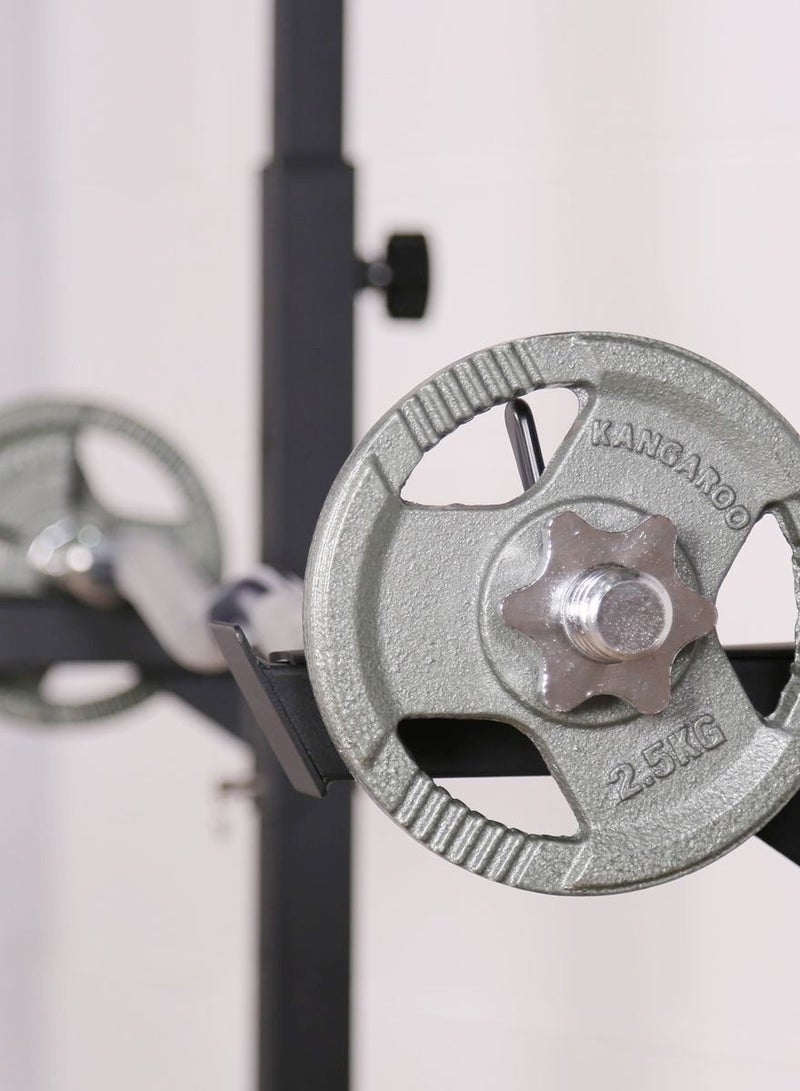 KANGAROO Squat Rack, Bar, 2 plates KANAGROO - Image 4