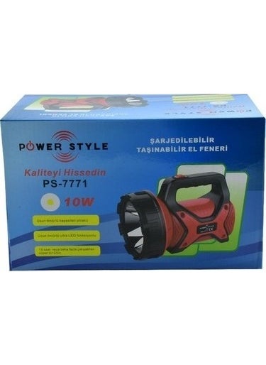 Power Style 10W Rechargeable Flashlight PS-7771  - Image 2