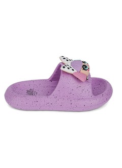 UrbanHaul UrbanHaul Girls Mga Lol Print Slip on Sliders For Kids Suitable for Daily Use :- Purple  - Image 4