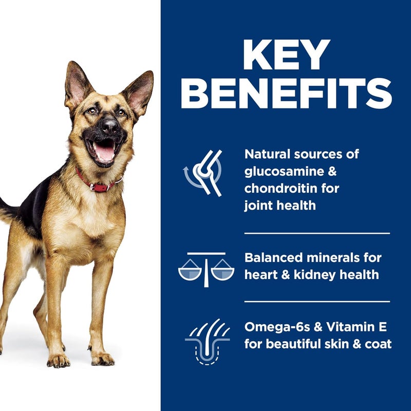 Hills طعام الكلاب الجاف من هيلز ساينس دايت للبالغين 6 دجاج مع الشعير والأرز البني للكلاب الكبيرة 15 رطل - Image 4