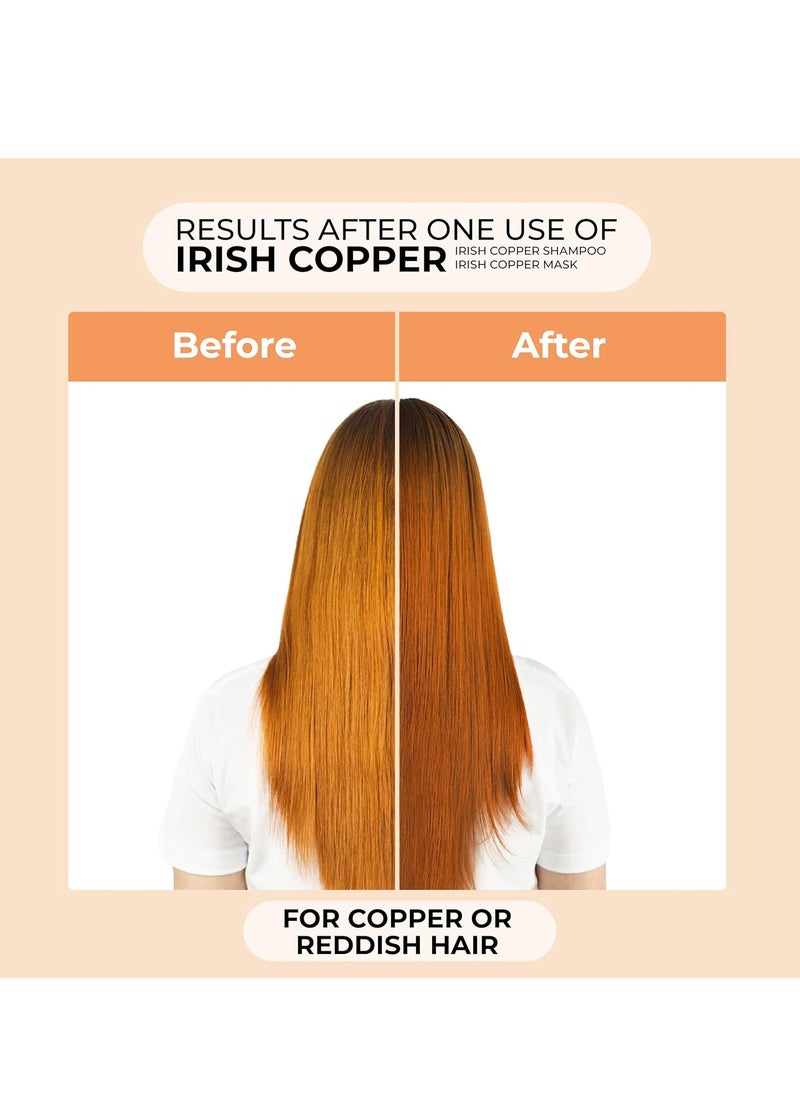 Naissant naissant Irish Copper Hair Toning Shampoo | Color Depositing | Refresh & Neutralize Brassy Tones | Paraben, Ammonia & Sulfate Free | Pro-Vitamin B5, Olive Oil & Honey (Cobrizo) 10.1 Fl Oz  - Image 4