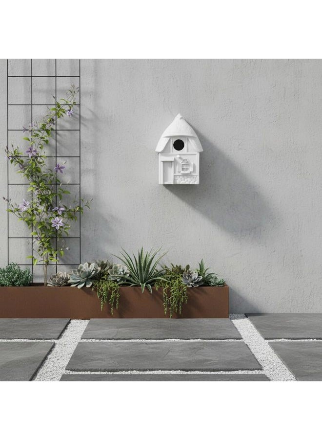 CEDAR ALPHA Water Proof Window View Bird House for Outside with 3 Powerful Hooks,Vinyl Birdhouse for Viewing Inside,10 Years Performance - Image 3