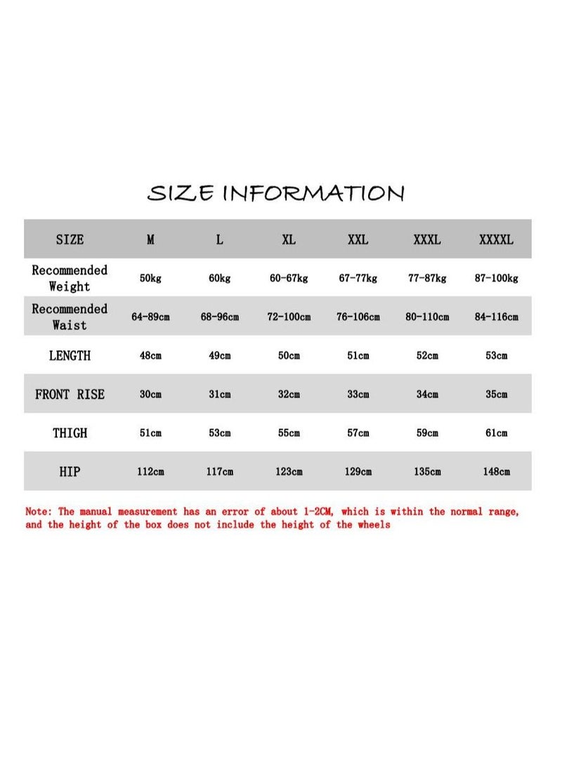 1-Piece Men Swim Beach Shorts Quick Dry Swimming Trunks Drawstring Surfing Board Shorts Loose Boxers Short Pants  - Image 2
