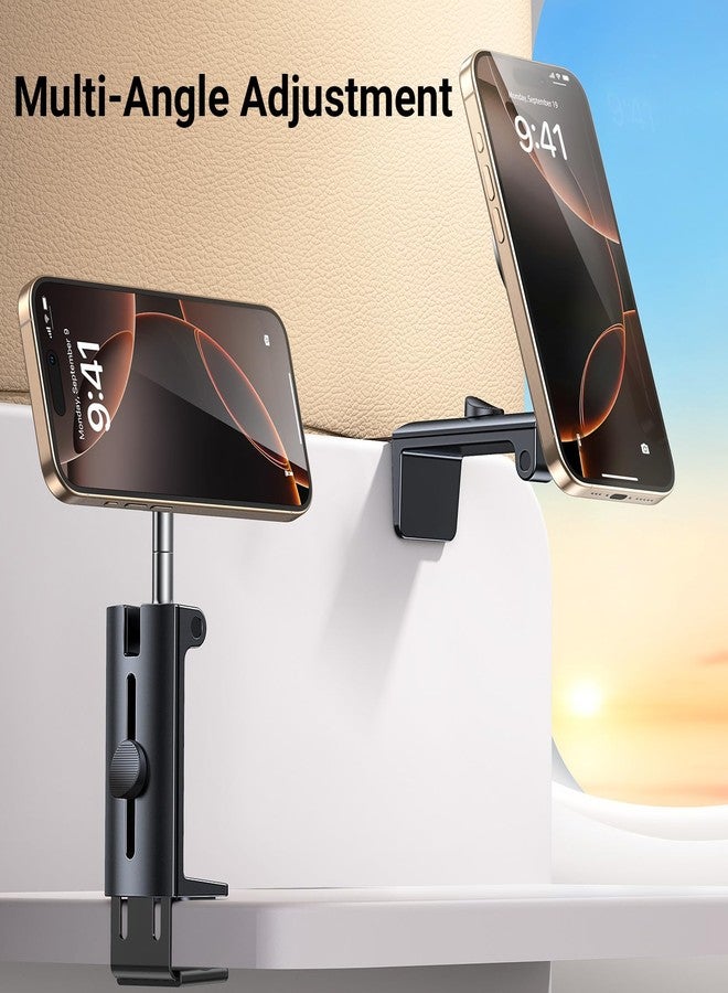 Coolpow for Magsafe Airplane Phone Holder Mount【Strong Magnet】Airplane Travel Essentials Plane Phone Holder Long Flight Essentials,Universal Cell Phone Stand Desk Mounts for iPhone 16 15 Pro Max 14 13 - Image 3