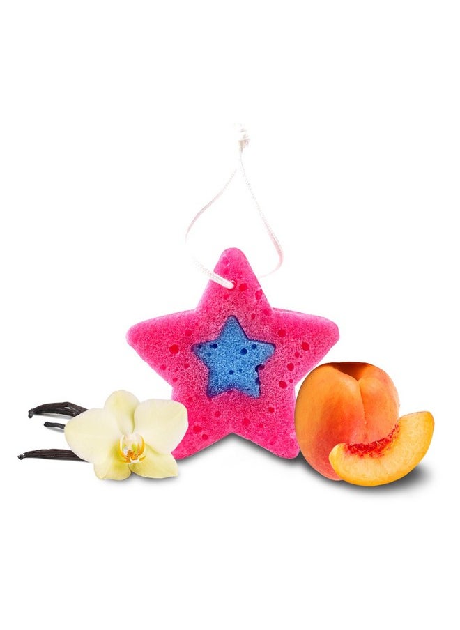 Polished Punk - Allnatural Soapinfused Sponge For Kids And Tweens Gentle On Skin 20+ Uses Peaches And Dreams - Image 1