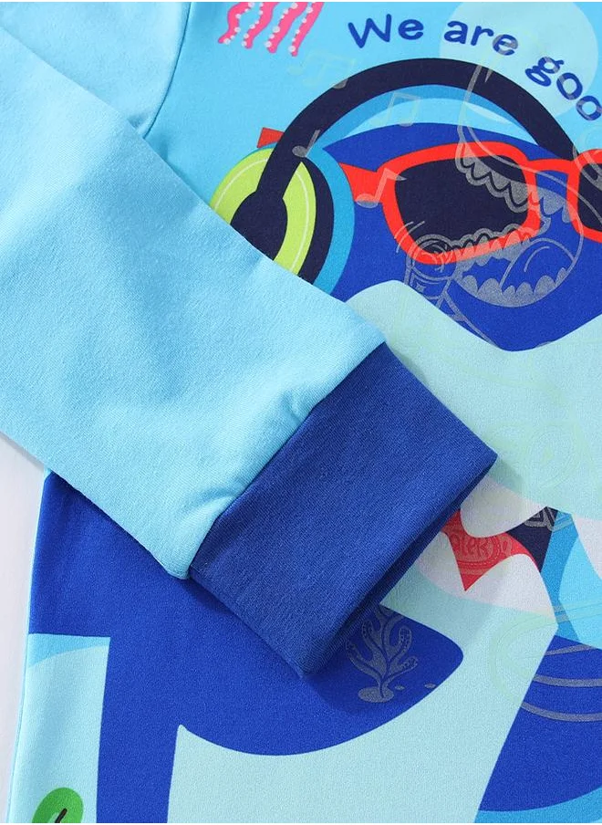 babyqlo Undersea Friends Glow-in-the-Dark PJs for Boys