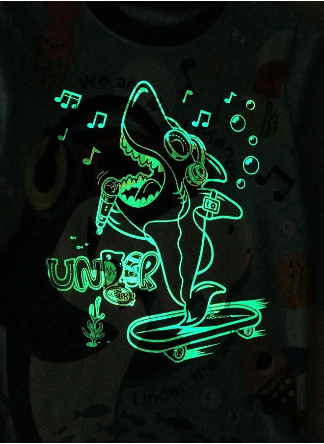 babyqlo Undersea Friends Glow-in-the-Dark PJs for Boys