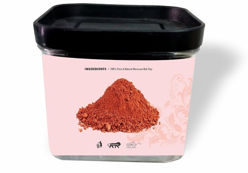 Heilen Biopharm Heilen Biopharm Moroccan Rhassoul Clay Powder For Skin Care 200 g Pack of 1  - Image 2