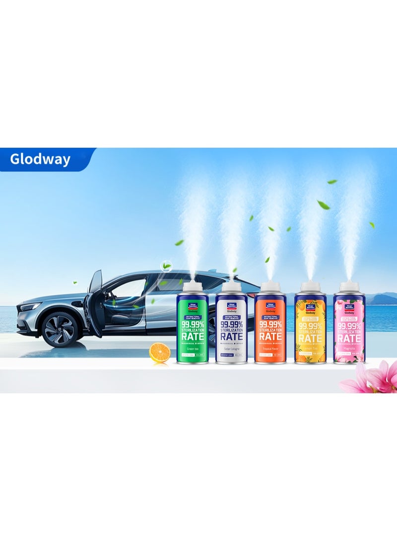 Glodway Air freshener Bundle of Magnolia, Cedar Cologne, Green Tea, Tag scent - Image 5
