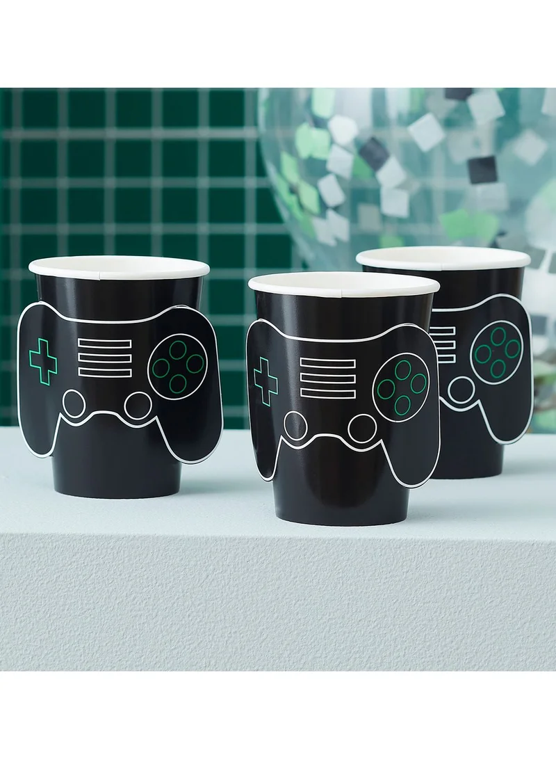 Ginger Ray Level Up Pop Out Controller Paper Cups