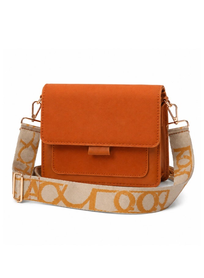 Women's Versatile PU leather Shoulder Bag, Ladies Retro Fashion Crossbody Bag Sling Bag Side Bag Carry Bag, Daily Commuting Handbag Tote Bags Clutch Bag Satchel Bag for Girls/College Students - Image 1