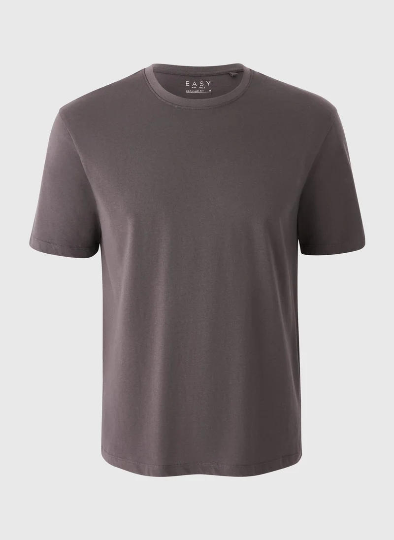 Matalan Brown Essential Crew T-Shirt