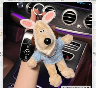14cm Trendy Dog Charm Doll Sweater AccessoryRabbit Ears Blue Sweater Set Doll Rabbit Ears Blue Sweater Set Doll 