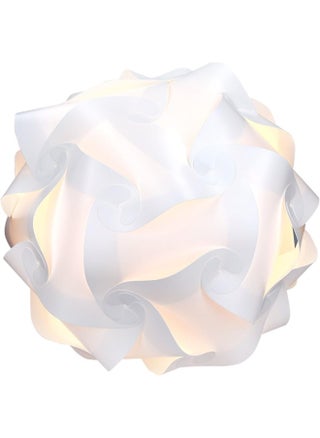 kwmobile DIY Puzzle Lampshade – Ceiling Light Pendant Light Shade Parts – Jigsaw Puzzle Lamp Min. 15 Designs Diameter Approx. 20 cm – Size S in White - pzsku/Z4B91B53B92DCB21E39B1Z/45/_/1742553108/8894f020-0e81-4c91-a24f-049befc7b16f