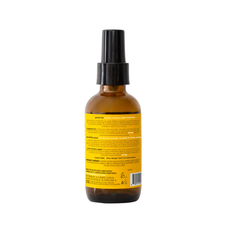 PATTERN Beauty by Tracee Ellis Ross Jojoba Hair Serum, 3.9 Fl Oz, Safflower, Jojoba, Rosehip, Olive & Lavender Oils, Lightweight Moisture Boost for Hair and Scalp - Image 5
