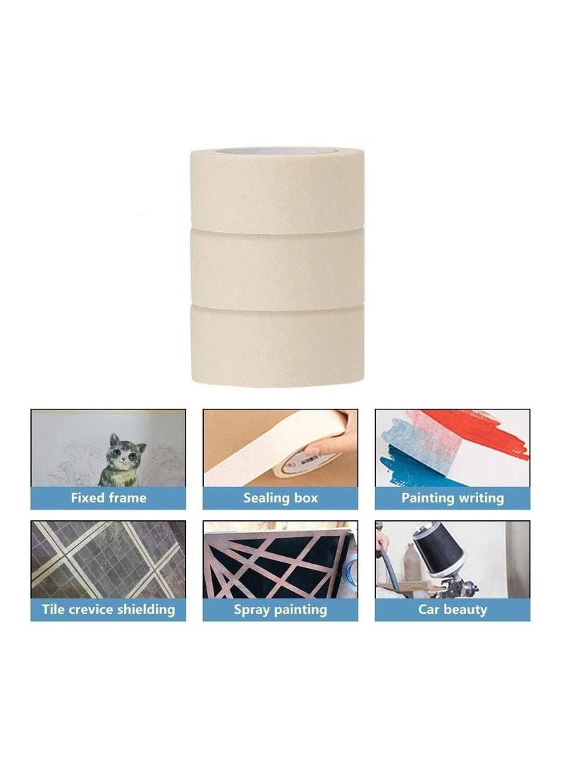 Abro Masking Tape 1 Inch x 25 yards Strong Adhesive Tape 6 Pc - Image 4