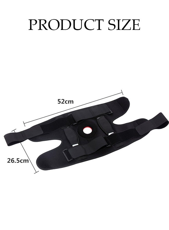 DUNISO Knee Pad Knee Brace with Side Stabilizers and Patella Gel Pads Adjustable Compression Knee Support Braces for Knee Pain Meniscus Tear ACL MCL Arthritis Joint Pain Relief Injury Recovery - Image 4