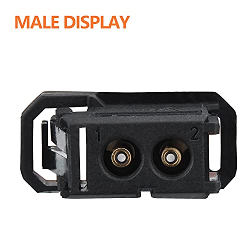 Mellbree 2Pcs Fiber Optic Loop, Female and Male Fiber Optic Bypass Loop Adapter Connector Diagnostic Device Tool Compatible for Benz Audi Mercedes BMW VW Porsche Most Optical System - Image 5