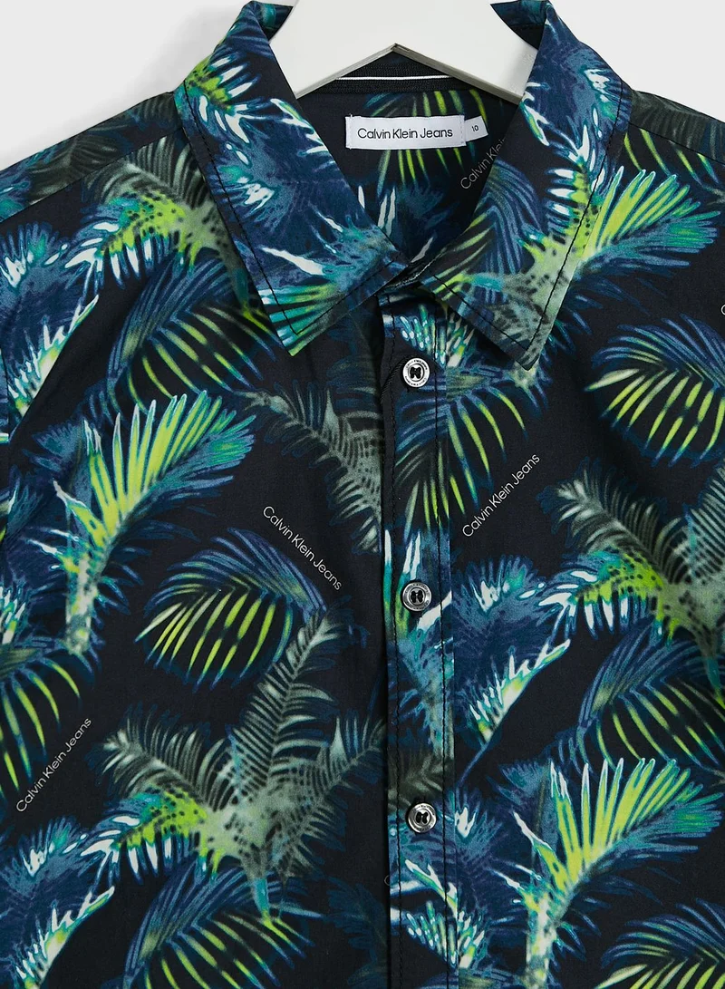 Calvin Klein Jeans Youth Palm Tree Shirt