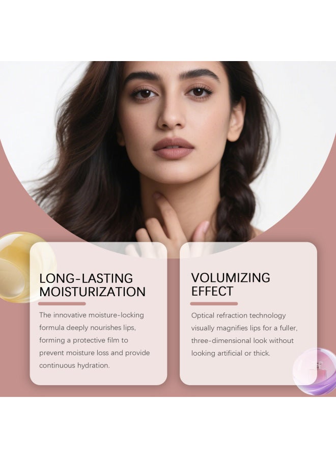 Hydrating Lip Gloss - Gently Nourishes And Moisturizes Lips, Providing A Plump, Glossy, And Hydrated Finish With A Luminous Care Effect - Image 2