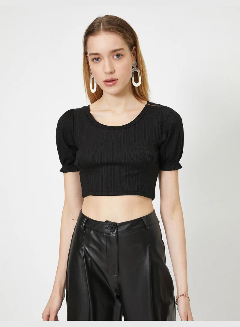 KOTON Frill Detailed T-Shirt