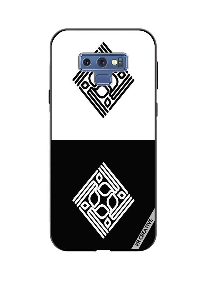 VR CREATIVE Protective Case Cover For Samsung Galaxy Note 9 Kufi Arabic Calligraphy Design Multicolour - Image 1