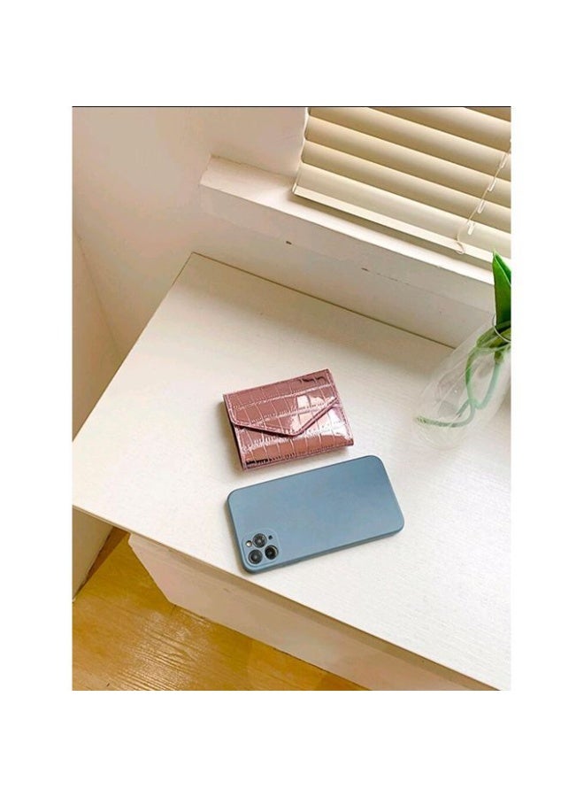 Mini Women’s Shiny Leather Wallet – Elegant Compact Design, Lightweight, Practical & Perfect for Everyday Use - Image 3