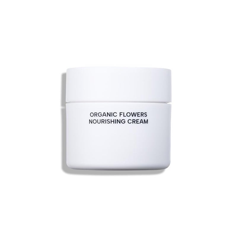 Whamisa Organic Flowers Nourishing Cream  Rich yet nongreesy facial moisturizer for Sensitive and Dry skin Organic 952 Vegan 50ml16 fl oz Korean skincare Easticity Overnight maintenacne