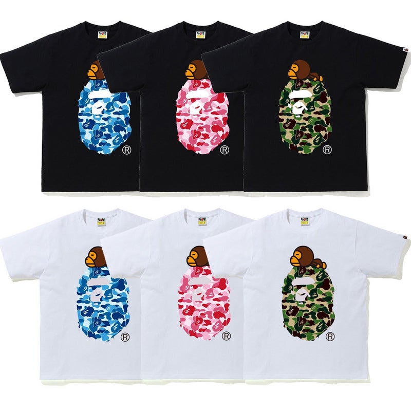 Cartoon Printed T-Shirt for Men and Women, Half-Sleeved Short T-Shirt - Image 3